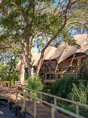 Wilderness Jacana Botswana Accommodation Camp Exterior