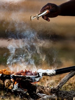 Wilderness Shumba Camp Fire Side Breakfast
