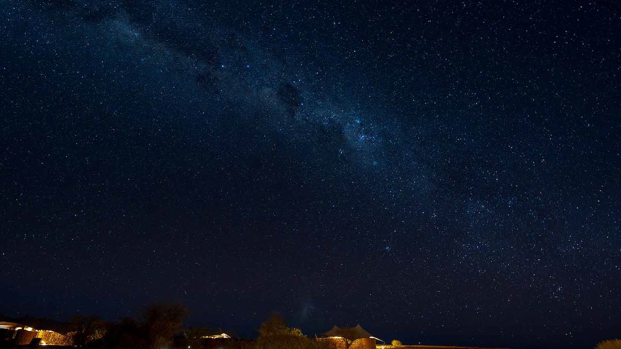 Wellness and stargazing at Desert Rhino Camp