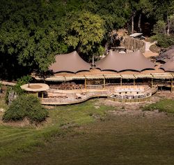 Wilderness Mombo Botswana Accommodation Camp Aerial View