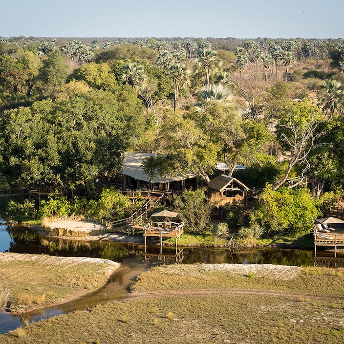 Little Tubu Botswana Camp Aerial View