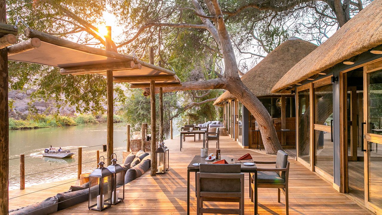 Wilderness Serra Cafema Namibia Accommodation Deck Dining Area