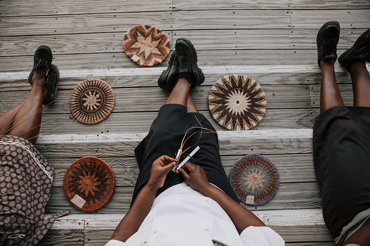 Vumbura Plains Botswana Basket Weaving Community