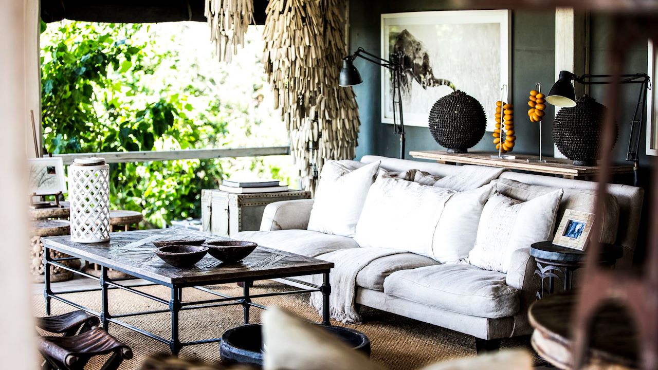 Wilderness Abu Botswana Accommodation Lounge Interior