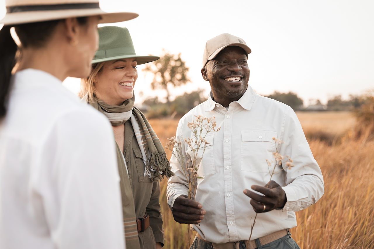 Game Walk With Guide In Mombo Botswana