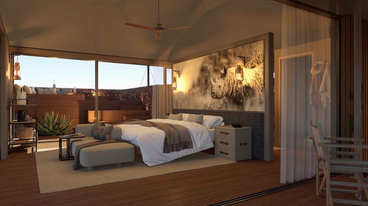 Wilderness Desert Rhino Camp rebuild renders