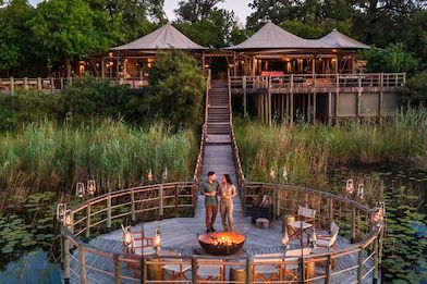 Main area and Jetty at Wilderness DumaTau
