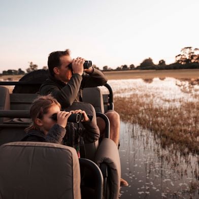 Wilderness Botswana Game Drive Vumbura Family