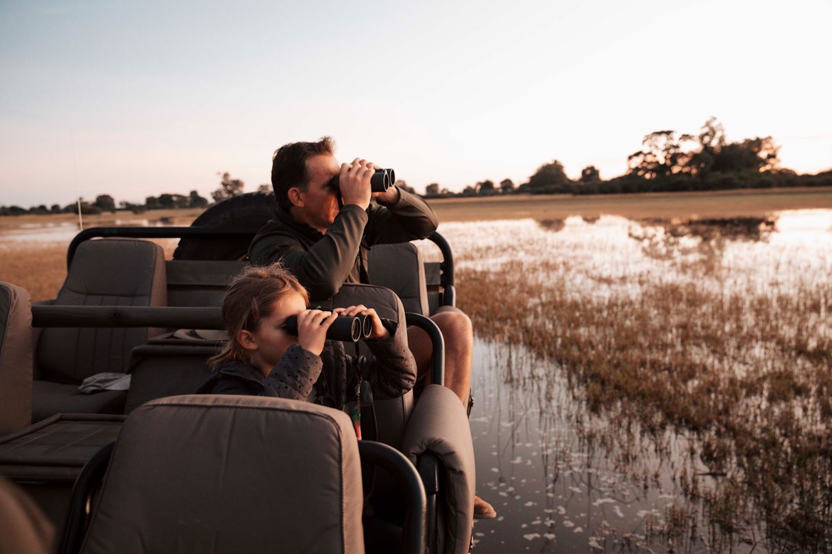 Wilderness Botswana Game Drive Vumbura Family