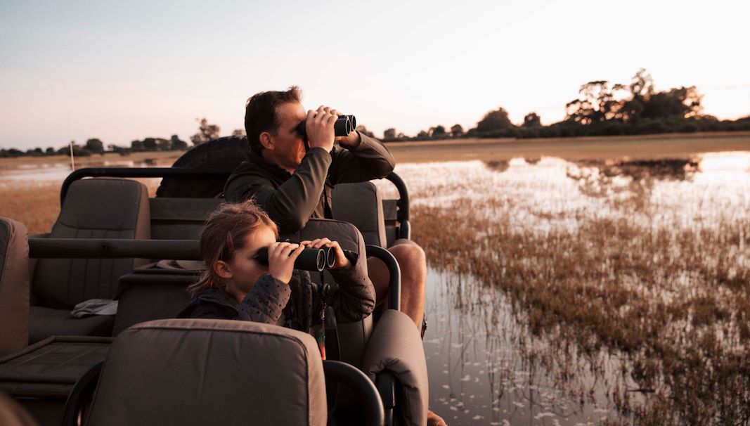 Wilderness Botswana Game Drive Vumbura Family