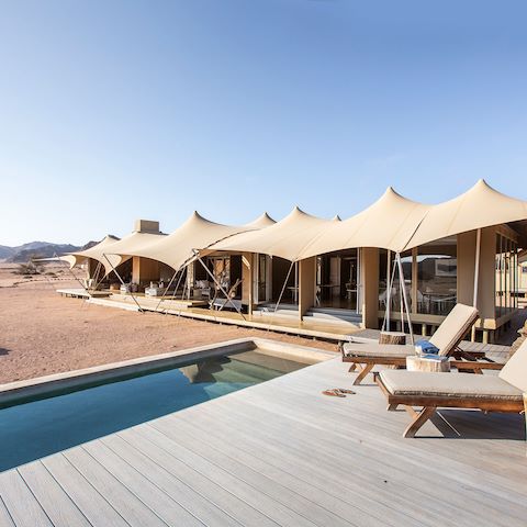 Wilderness Hoanib Skeleton Coast Namibia Accommodation Pool