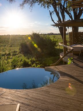 Wilderness Mombo Botswana Guest Suite Deck