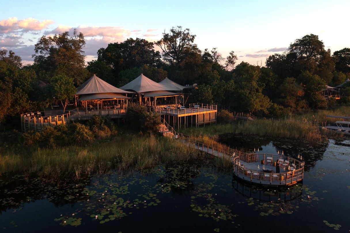 Wilderness DumaTau main area and jetty