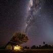 The stars light up the night when there is no light pollution