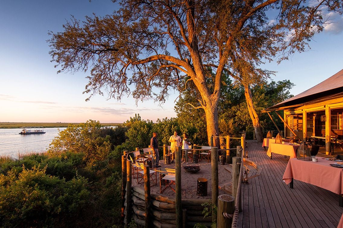 Wilderness Dumatau Botswana camp Main Area
