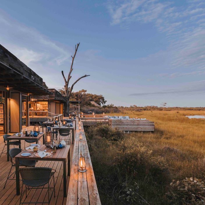 Wilderness Vumbura Plains Botswana Dining Area